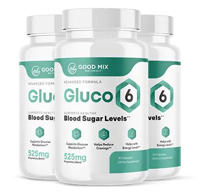 Gluco6 3 Bottle Supply – Blood Sugar Support Supplement
